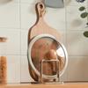 Stainless Steel Kitchen Rack Storage Rack Chopping Board Cutting Board Placement Rack Pot Cover Rack Countertop Cutting Board Rack