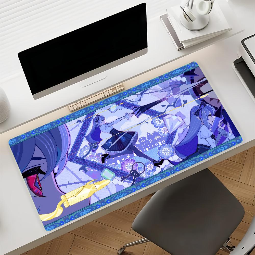 Game ZZZ Vivian Mouse Pad Non-slip Rubber Gamer Balance Computer Mat Decoracion Deskmat Laptop Office Large