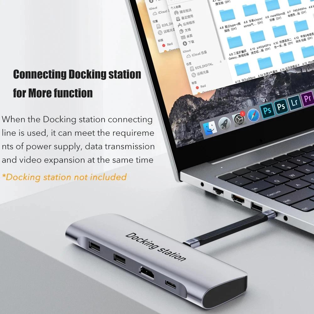 5A Fast Charge Cable USB 4.0 Data Cable 40Gbps USB C to Type C Short Cable PD 240W 8K 60Hz for Thunderbolt 3/4 iPhone 15 Pro Max