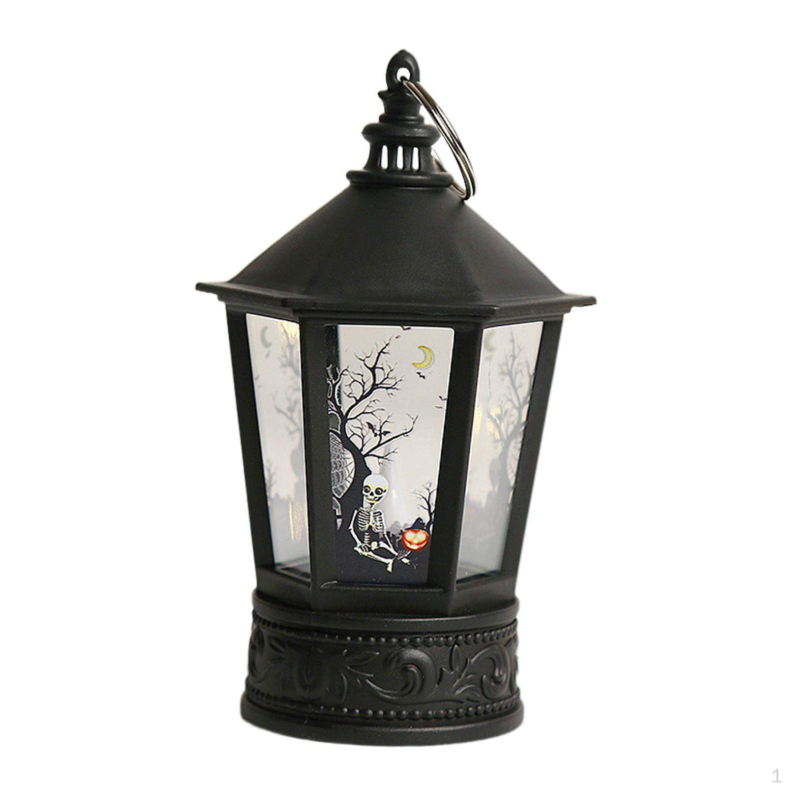 

Світлодіодні гірлянди на Хелловін Декорації для вечірки Ліхтарики Підвісний елемент Маленький вітряний ліхтар Нічник для Skull