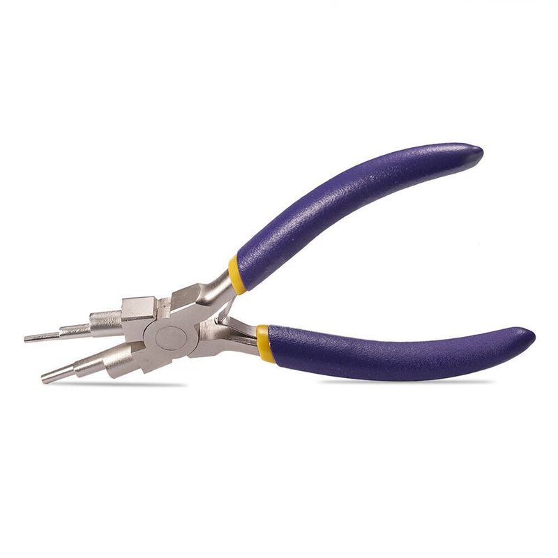 ABUL-Carbon Steel Round Nose Pliers Bail Making Pliers DIY Hand Tool Metal Lobster Buckle Earring Hooks