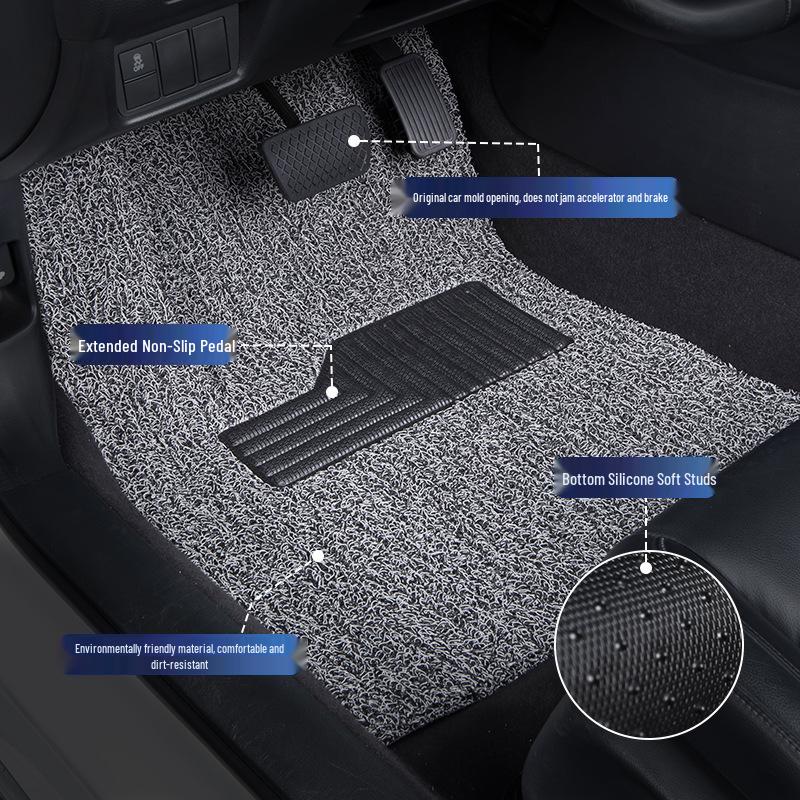 Anti-slip, Wear-resistant, Waterproof Coil Floor Mats for Xiaopeng MONAM03 2024-2025 Models - Durable and Car-specific.