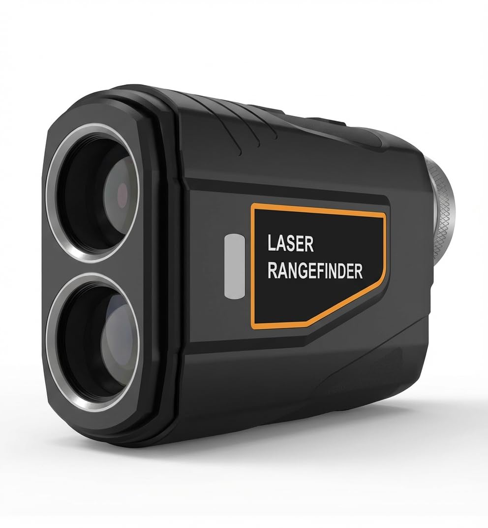 

Golf Class 1 laser rangefinder with the fastest measurement time of 7x image and carrying Rangefinder Ultra-compact 0.03 seconds, 1200-yard range, чорний