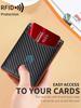 Ultra-Slim RFID Leather Wallet with 2 ID Slots and Gift Box | Slim Fit, RFID, 2 ID Slots, with Gift Box