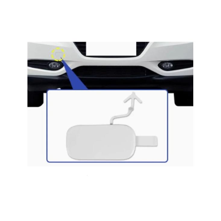 Genuine White Trailer Cover Front Bumper Bar Tow Hook Towing Hitch Rope Cap for Honda Vezel 2015 2016 2017 2018 2019 2020 2021