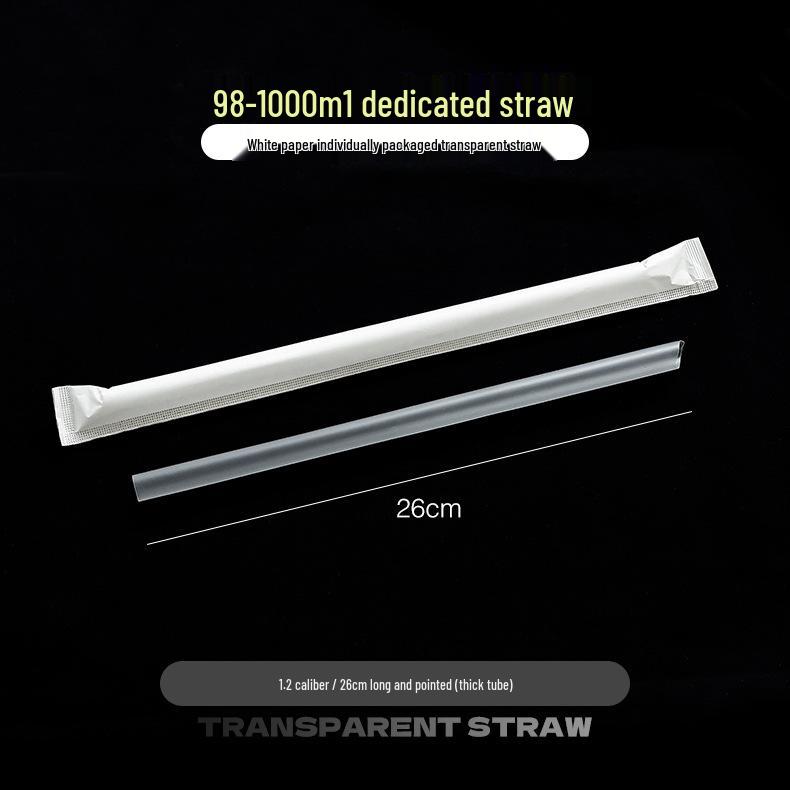 1L Disposable Rainbow Milk Tea Cup with Lid, 98mm Caliber, Colorful Laser Film Inner
