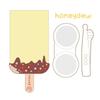 Ice Cream Style Contact Lens Case Leak-Proof Contact Lenses Case Contact Lens Box  for Travel