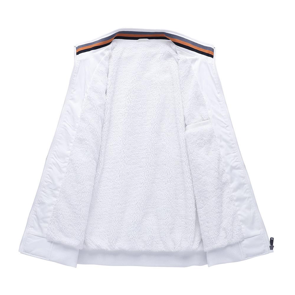 Veste décontractée pour hommes, veste de sport de printemps et d'automne, couleur unie, style masculin