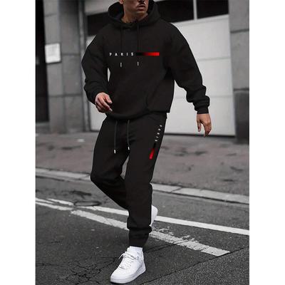 2025 Men's Printed Logo Hoodie & Sweatpants Set