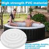 160cm Diameter jacuzzi Inflatable Energy Saving Round Hot Tub Lid Outdoor Spa Pool Windproof Rain Overflow Thermal Cover