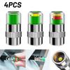 Car Tire Pressure Indicator Tire Pressure Gauge Indicator Sensor External Valve Detection Alert Monitoring Valve Cap Amagi