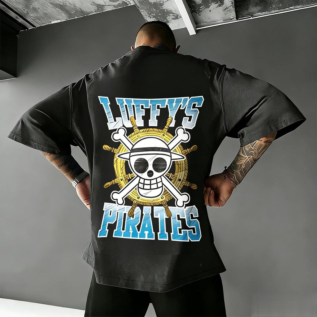 One Piece Anime Luffy Pirate T Shirt Men Women 2026 Summer Trendy Streetwear Cotton Short Sleeve Tee Casual Top Cosplay Y2k New