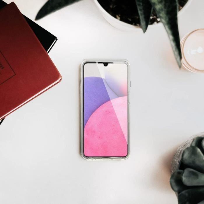 Coque pour Samsung Galaxy A33 5G - Intégrale Silicone 360 Degré Transparente Antichoc