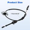 Automatic Transmission Shift Cable Compatible with Jeep Wrangler 3.8L V6 2007-2010 Replacement for 52060164AD 52060164AB 52060164AC 905-603 Shifter