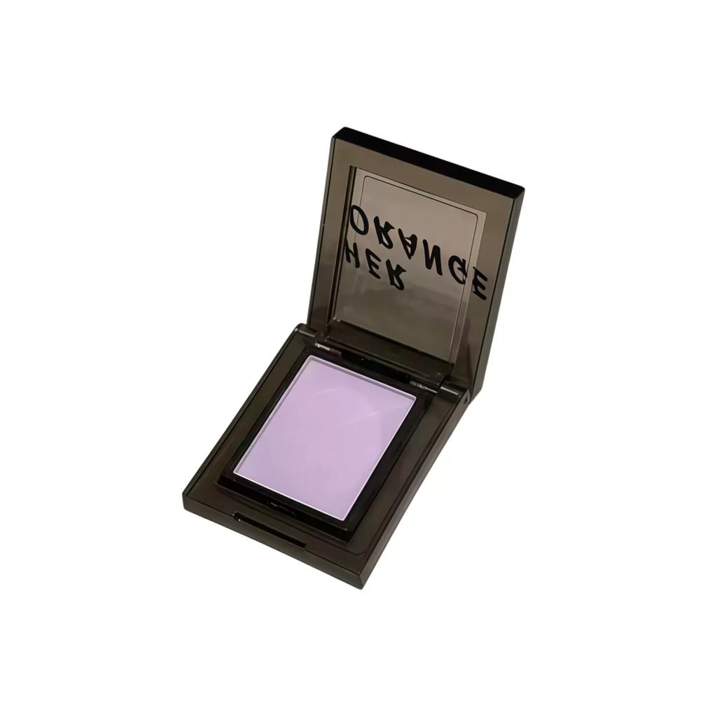 Purple Iris Flower! Colorful Single-Color Eyeshadow, Matte Single Blue Highlighter, Sparkling Pink Base, White and Green