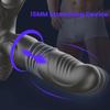 Mannlig silikon anal vibrator prostatastimulator forsinket cum butt plug dildo sexleketøy for voksne