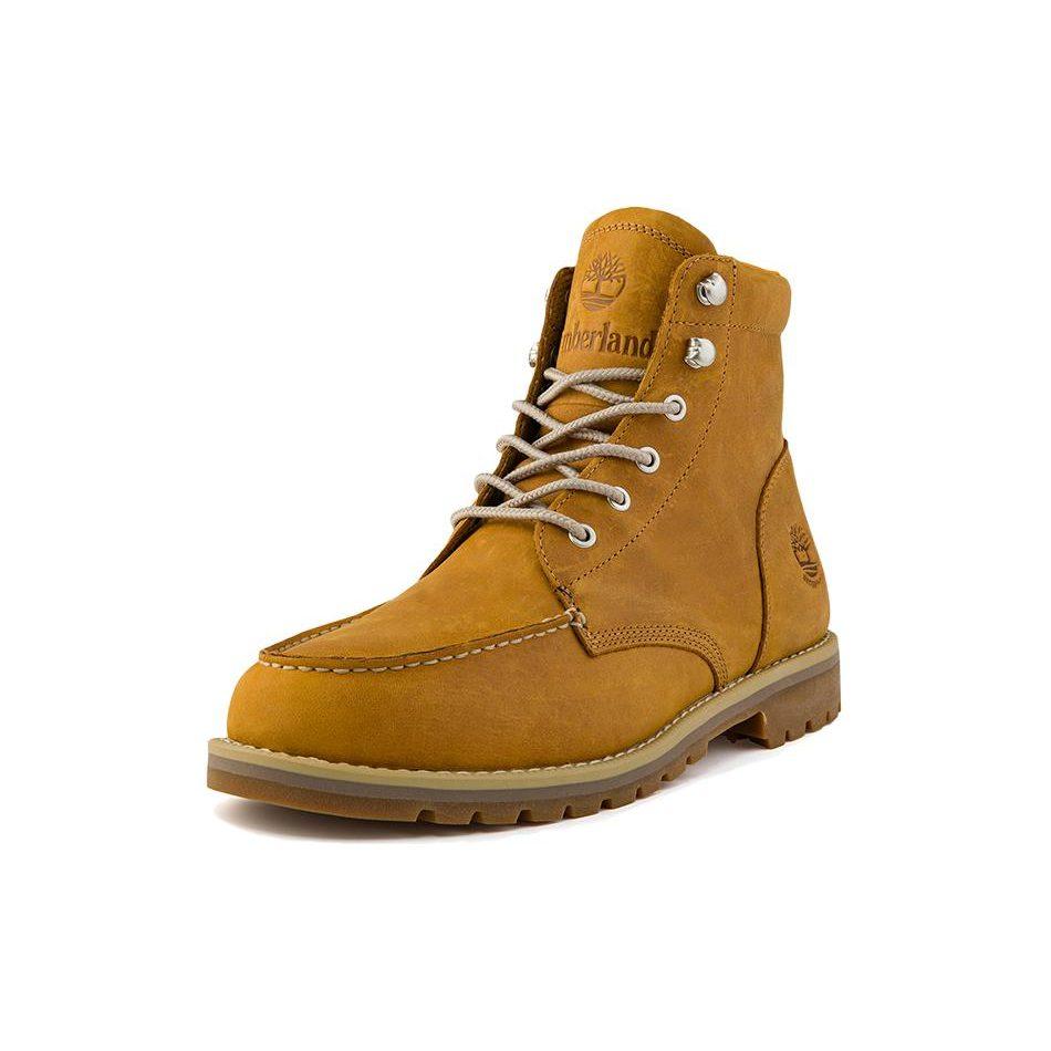 Timberland Redwood Falls Waterproof Moc Toe Wide Fit Boot 'Wheat Full Grain' A2EE3