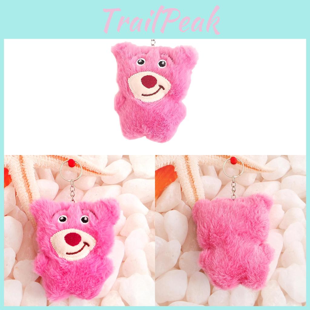 Keychain Plush Lotso Toy Stuffed Doll Bag Pendant Decoration Gift Kids For