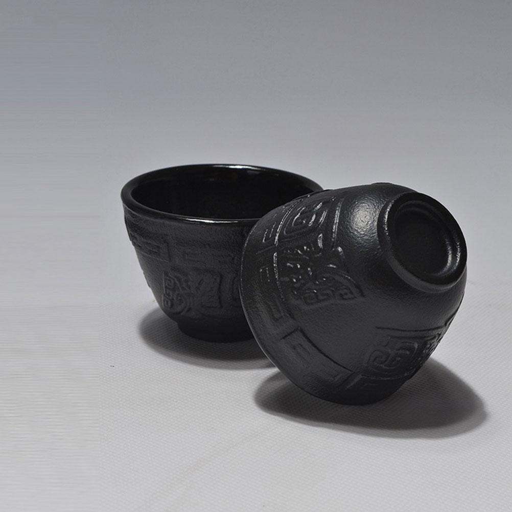 Cast Iron Tea Cup Household Iron Teaware Classic Retro Style High Temperature Resistant Home Office Tea Cup other