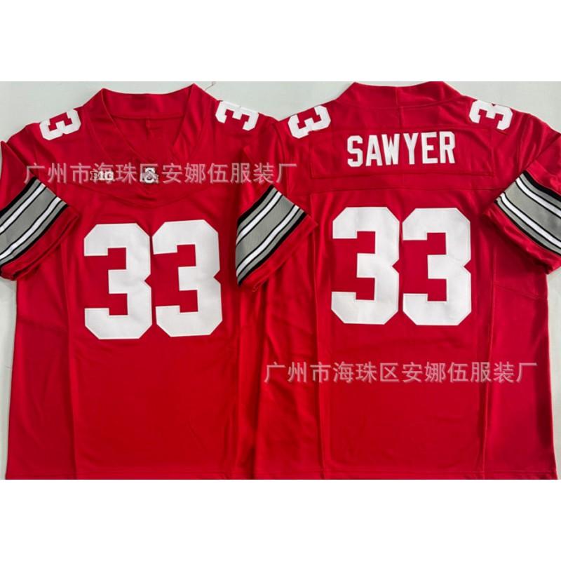 2026 Ohio State Buckeyes College Short Sleeve Jersey 33 25 2 10 Basketball Team Sport