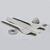 Home Use High Strength Carbon Fibers White Nylon Fiber Wind Turbine Blade Optional Hub Kit for Diy Wind Generator Free Power