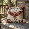 Spirit Of Freedom 1776 - Kissen mit Adlerdruck 250 Jahre Patriotisches Amerikanisches Thema Kissen Dekokissen für Sofa zu Hause