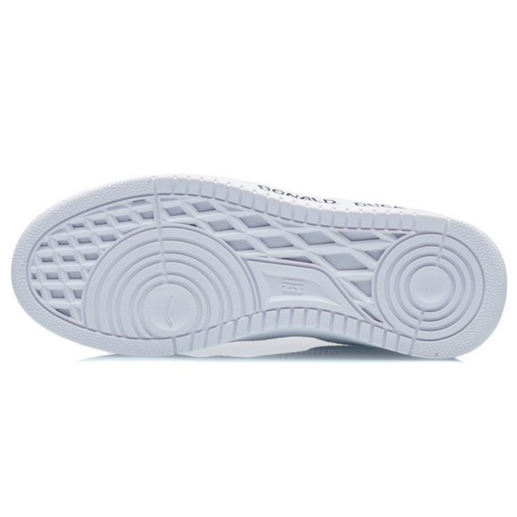 Disney X Li Ning Classic Non-Slip Lightweight Low-Top Sneakers Women sneakers White Yellow AGCS146-2