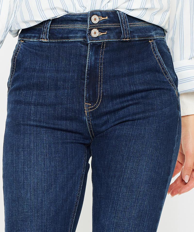KANCAN High-Waisted Bootcut Jeans Matilda