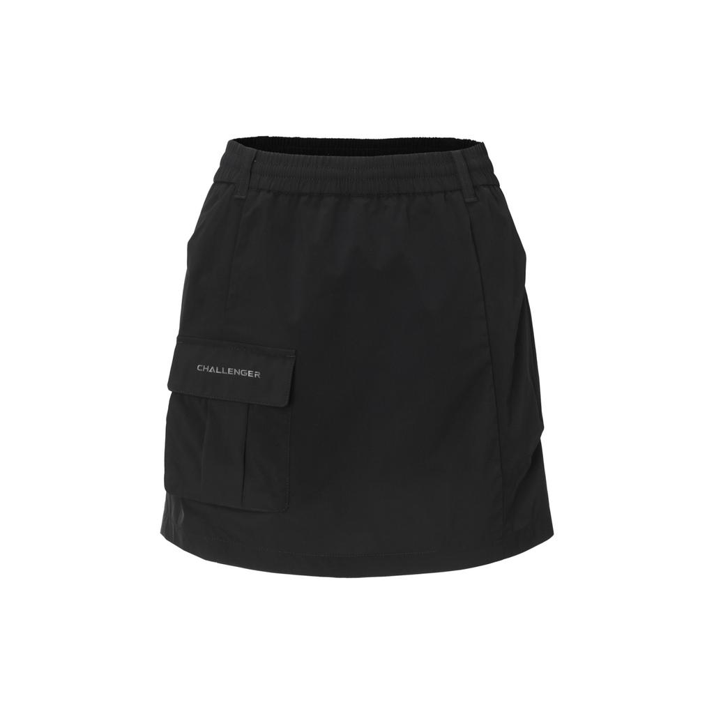 CHALLENGER Women'S Balloon Silhouette One-Pocket H-Line Culottes Black