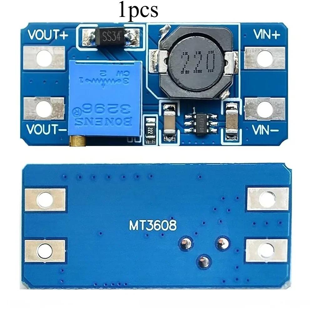 

1pcs MT3608 DC-DC Step Up Converter Booster Power Supply Module Boost Step-up Board MAX Output 28V 2A for Arduino Diy Kit