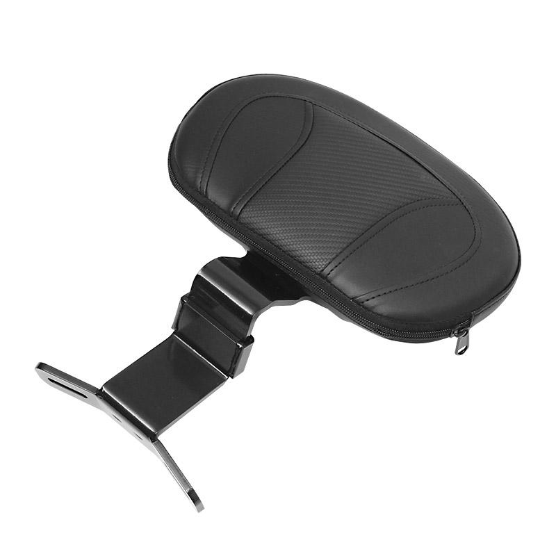 1pcs Motorcycle Driver Leather Middle Backrest Vintage Cruise Back and Front Back Cushion Lumbar Cushion Mounting Kit 09-23