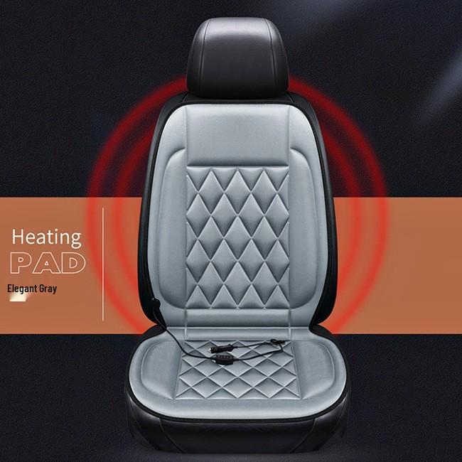 Universal Car Heated Seat Cushion, 12V, Winter Insulated, Single/Double Seat