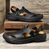 Fashion Non-slip Summer Beach Flats Dual-Purpose Male Slippers Quick Dry Casual Shoes Stylish Men Half Drag Outdoor Simple Mens Sandals