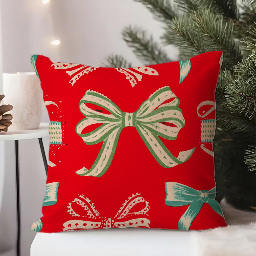 Christmas-Themed Pillowcases With Treessuitable For Sofa Car Bedroom Decorative Cushion Cover Pillow Cover