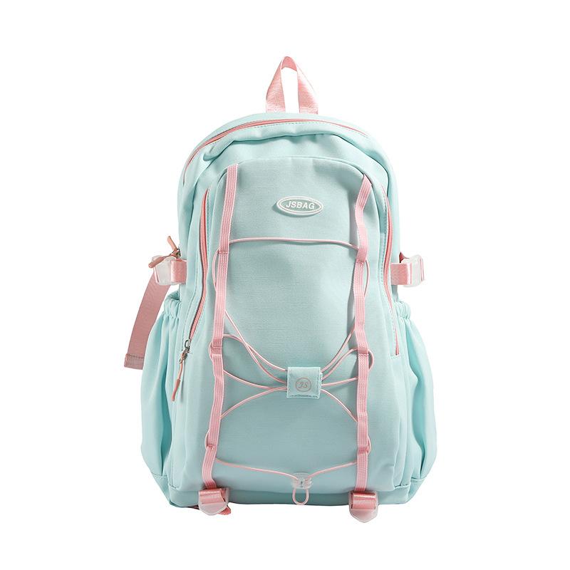 New niche versatile travel backpack, fresh, sweet and lightweight student schoolbag, large-capacity casual backpack