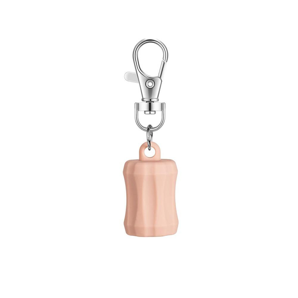 Portable Universal Lip Balm Holder Lightweight Multiple Color Lip Balm Caps Lip Balm Keychain Lip Care бежевый