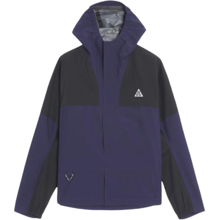 Nike Embroidered Logo Hooded Jacket Women Jackets Purple DV9523-555