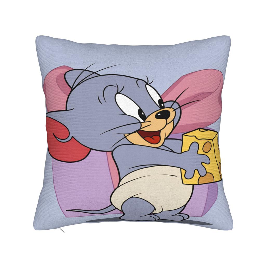 Good Friends Jerrys and Toms Pillow Case  Soft Pillow Cover For Sofa Couch Bed Living Room Morden Cushion Cover