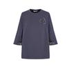 CROCODILE LADIES Hem String Embroidery T-Shirt_Clemts108