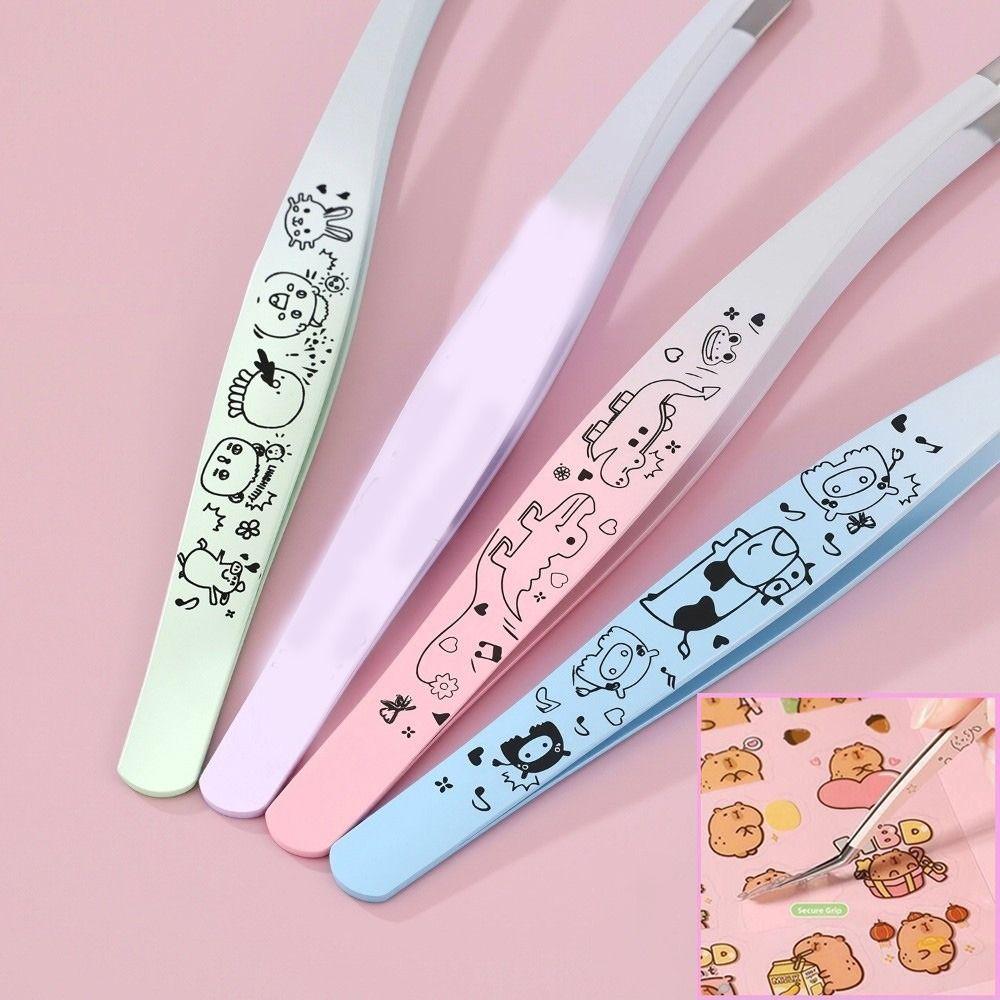 Anti-static False Eyelash Tweezers High Precision Eyelash Curler Extensions Grafting