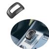 1x ABS Carbon Fiber Pattern Gear Shift Knob Trim For Mitsubishi Outlander +