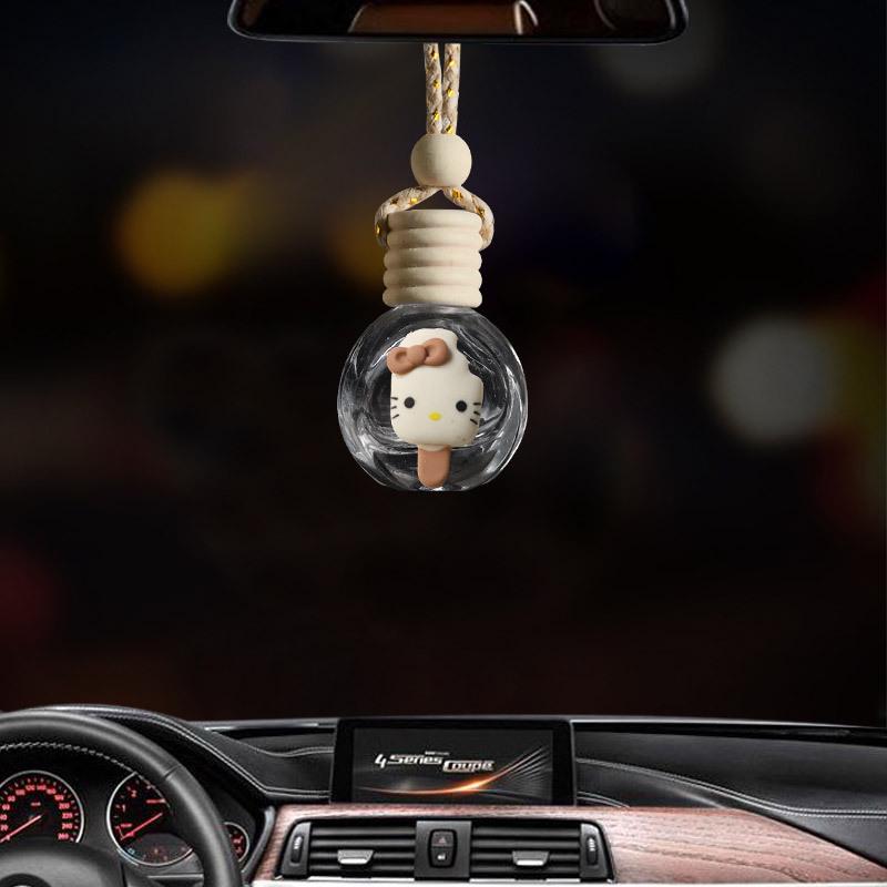 Cartoon Car Air Vent Perfume Bottle Ornament