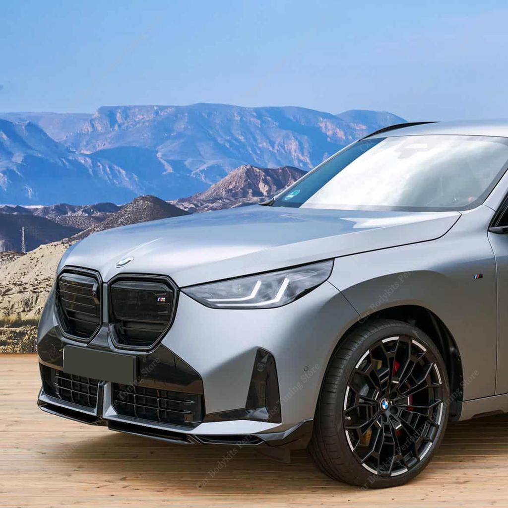 For Bmw X3 G45 M Performance Style Front Bumper Lip Spoiler Splitter Diffuser X3 20 20d 30e M50 M Sport 2024 2025 Tuning