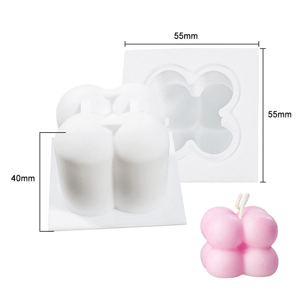 Silicone world Silicone 3D Cube Baking Mousse Cake Mold Dessert Molds DIY Aromatherapy Candle Plaster Mould Handmade Soap Mold