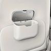 Multifunctional Hanging Car Trash Can With Press Top Lid Wet & Dry Storage Bin For Auto Interior Accessories