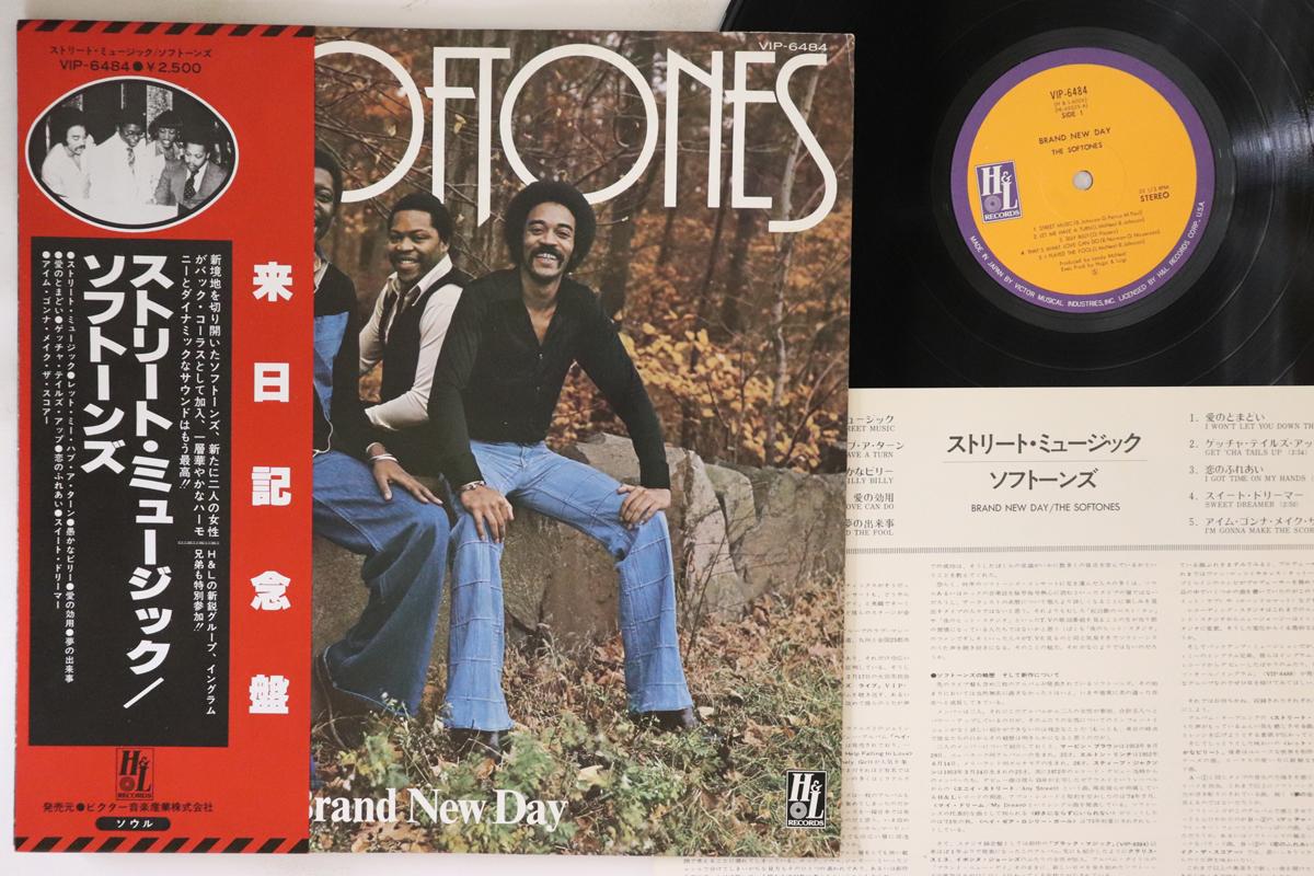 

LP Record SOFTONES - Brand New Day VIP6484 H & L 1978 Japan Obi Soul/Funk Used