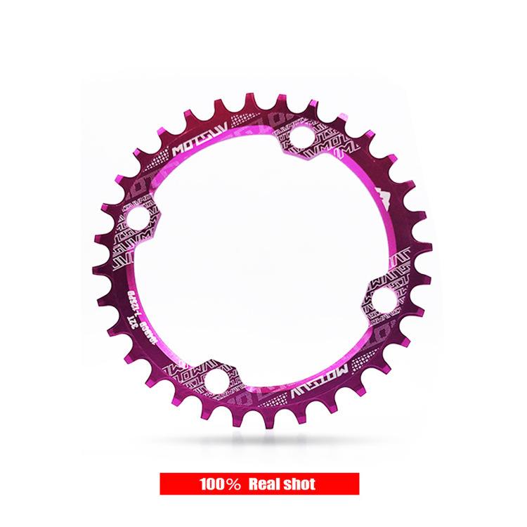 Mountain Bike 104BCD Positive and Negative Tooth Plate Plate Tooth Plate 32T 34T 36T 38T Elliptical Single Speed Sprocket Plate