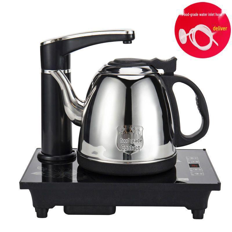 Automatic Electric Water Refilling Kettle Set - Gongfu Style for Tabletop Tea Brewing with Auto Shut-off.