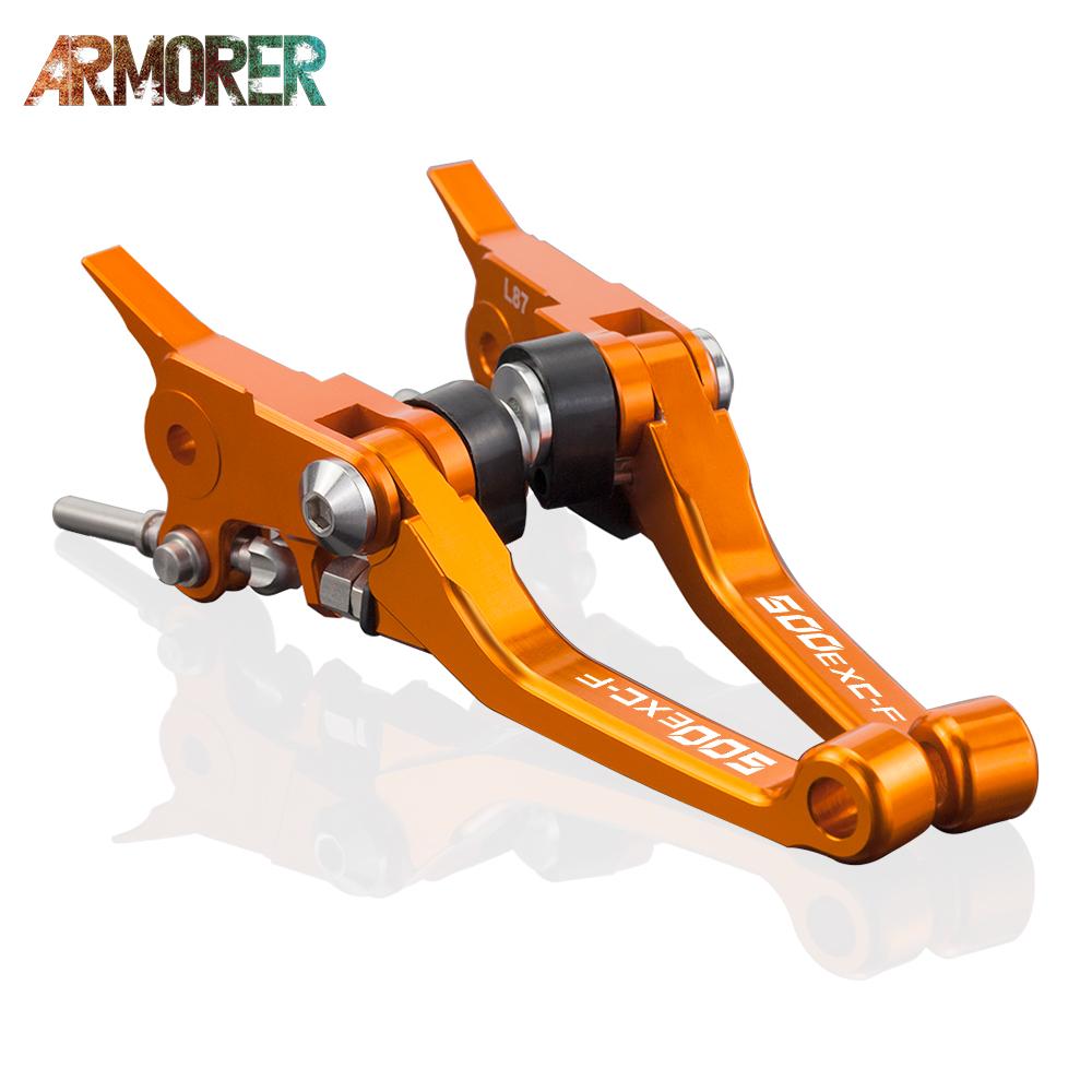 Pro KTM 450EXC-F 500 EXC-F 2017 - Motocyklové skládací výsuvné nastavitelné páčky motokrosové brzdové spojky