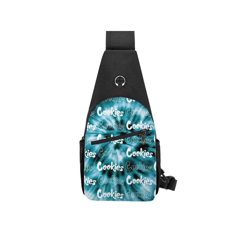 Cook Trend Men'S Breast Bag Fashion Casual Shoulder Bag Multifunctional Waterproof Messenger Bag